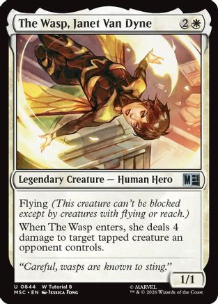 Image of The Wasp, Janet Van Dyne (0844) (MSC-844) - Commander: Marvel Super Heroes