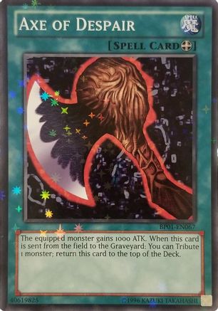 Image of Axe of Despair (Starfoil) (BP01-EN067) - Battle Pack: Epic Dawn Unlimited