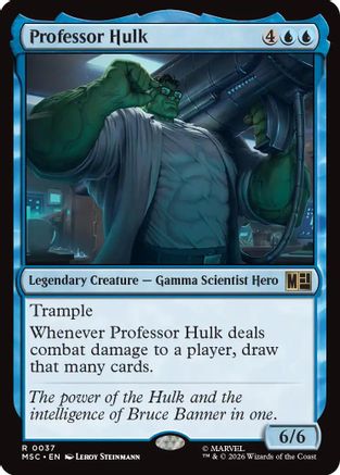 Image of Professor Hulk (MSC-037) - Commander: Marvel Super Heroes