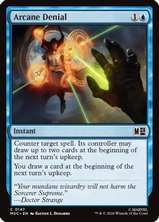 Image of Arcane Denial (MSC-147) - Commander: Marvel Super Heroes