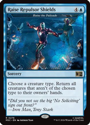 Image of Raise Repulsor Shields - Raise the Palisade (MSC-278) - Commander: Marvel Super Heroes