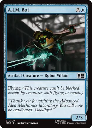 Image of A.I.M. Bot (MSC-529) - Commander: Marvel Super Heroes