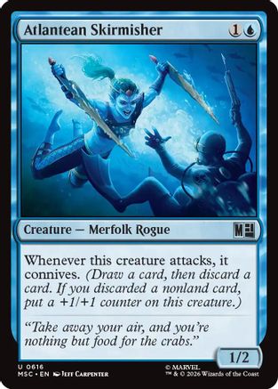 Image of Atlantean Skirmisher (MSC-616) - Commander: Marvel Super Heroes