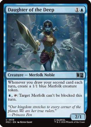 Image of Daughter of the Deep (MSC-618) - Commander: Marvel Super Heroes Foil