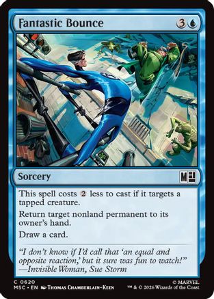 Image of Fantastic Bounce (MSC-620) - Commander: Marvel Super Heroes Foil