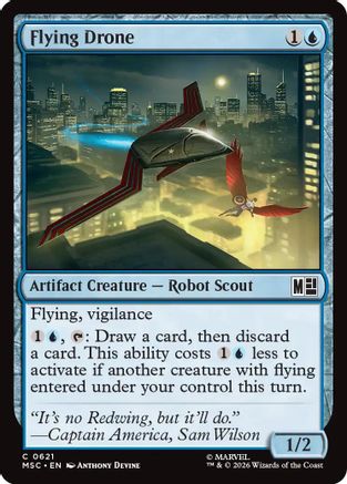 Image of Flying Drone (MSC-621) - Commander: Marvel Super Heroes Foil