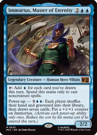 Image of Immortus, Master of Eternity (MSC-623) - Commander: Marvel Super Heroes Foil