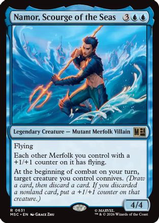 Image of Namor, Scourge of the Seas (MSC-631) - Commander: Marvel Super Heroes