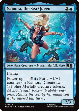Image of Namora, the Sea Queen (MSC-632) - Commander: Marvel Super Heroes