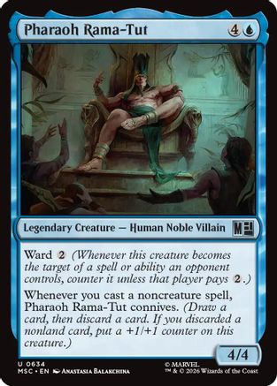 Image of Pharaoh Rama-Tut (MSC-634) - Commander: Marvel Super Heroes