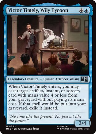 Image of Victor Timely, Wily Tycoon (MSC-642) - Commander: Marvel Super Heroes
