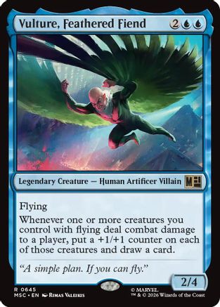Image of Vulture, Feathered Fiend (MSC-645) - Commander: Marvel Super Heroes