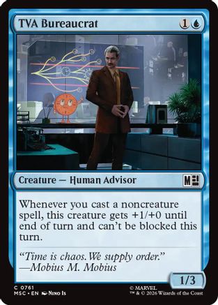 Image of TVA Bureaucrat (MSC-761) - Commander: Marvel Super Heroes Foil