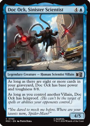 Image of Doc Ock, Sinister Scientist (MSC-783) - Commander: Marvel Super Heroes Foil