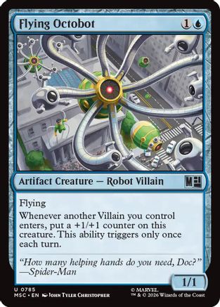 Image of Flying Octobot (MSC-785) - Commander: Marvel Super Heroes Foil