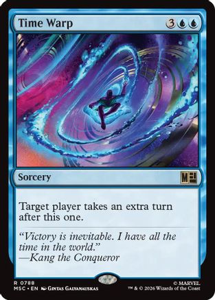 Image of Time Warp (MSC-788) - Commander: Marvel Super Heroes Foil