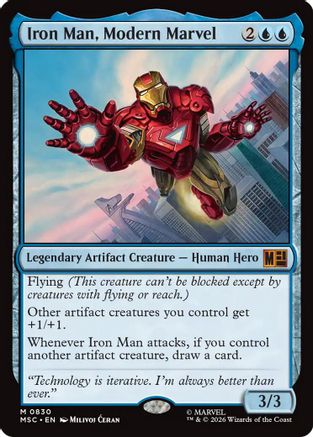 Image of Iron Man, Modern Marvel (MSC-830) - Commander: Marvel Super Heroes Foil