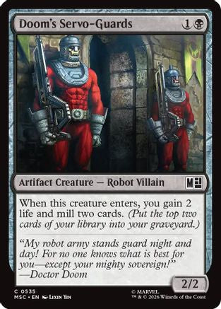 Image of Doom's Servo-Guards (MSC-535) - Commander: Marvel Super Heroes