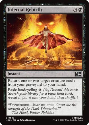 Image of Infernal Rebirth (MSC-537) - Commander: Marvel Super Heroes Foil