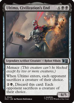 Image of Ultimo, Civilization's End (MSC-540) - Commander: Marvel Super Heroes