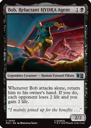 Image of Bob, Reluctant HYDRA Agent (MSC-649) - Commander: Marvel Super Heroes