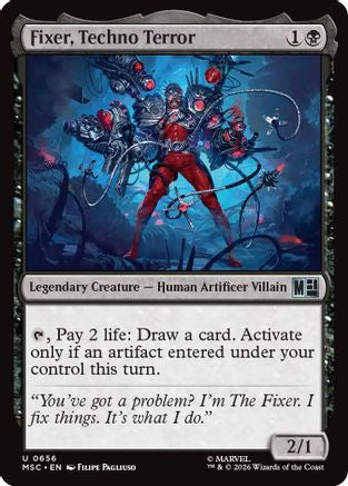 Image of Fixer, Techno Terror (MSC-656) - Commander: Marvel Super Heroes Foil