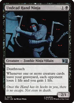 Image of Undead Hand Ninja (MSC-670) - Commander: Marvel Super Heroes