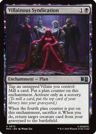 Image of Villainous Syndication (MSC-672) - Commander: Marvel Super Heroes