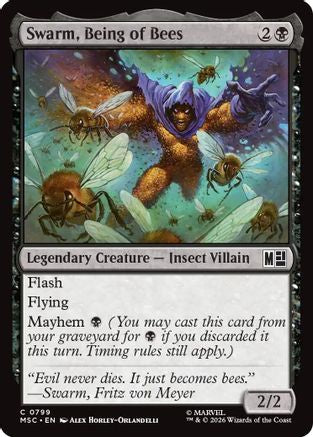 Image of Swarm, Being of Bees (MSC-799) - Commander: Marvel Super Heroes