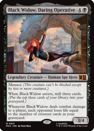 Image of Black Widow, Daring Operative (MSC-831) - Commander: Marvel Super Heroes
