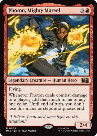 Image of Photon, Mighty Marvel (MSC-058) - Commander: Marvel Super Heroes