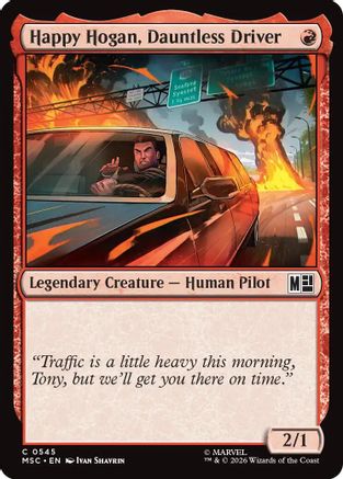 Image of Happy Hogan, Dauntless Driver (0545) (MSC-545) - Commander: Marvel Super Heroes