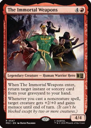 Image of The Immortal Weapons (MSC-547) - Commander: Marvel Super Heroes Foil