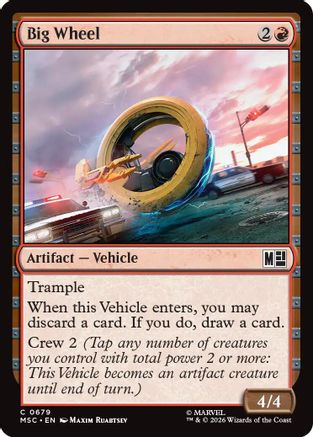 Image of Big Wheel (MSC-679) - Commander: Marvel Super Heroes