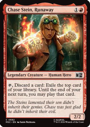 Image of Chase Stein, Runaway (MSC-682) - Commander: Marvel Super Heroes