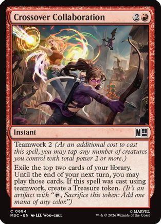 Image of Crossover Collaboration (MSC-684) - Commander: Marvel Super Heroes Foil