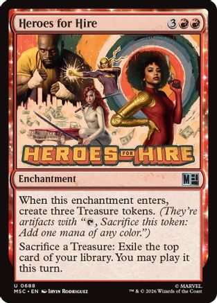 Image of Heroes for Hire (MSC-688) - Commander: Marvel Super Heroes