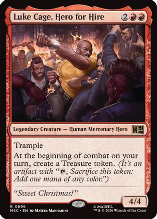 Image of Luke Cage, Hero for Hire (MSC-696) - Commander: Marvel Super Heroes