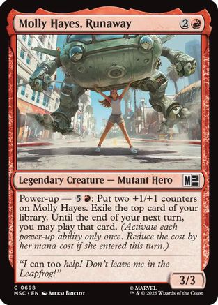 Image of Molly Hayes, Runaway (MSC-698) - Commander: Marvel Super Heroes Foil
