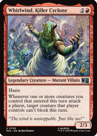 Image of Whirlwind, Killer Cyclone (MSC-709) - Commander: Marvel Super Heroes