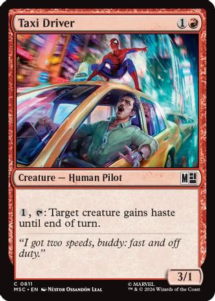 Image of Taxi Driver (MSC-811) - Commander: Marvel Super Heroes