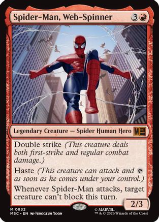 Image of Spider-Man, Web-Spinner (MSC-832) - Commander: Marvel Super Heroes