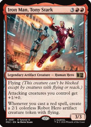 Image of Iron Man, Tony Stark (0851) (MSC-851) - Commander: Marvel Super Heroes