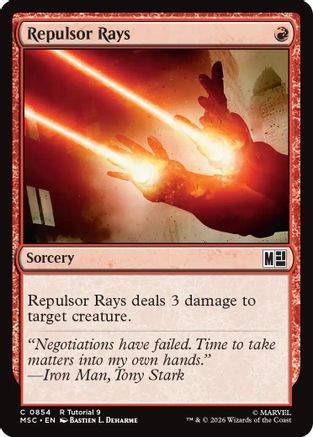 Image of Repulsor Rays (0854) (MSC-854) - Commander: Marvel Super Heroes