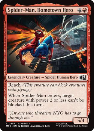 Image of Spider-Man, Hometown Hero (0857) (MSC-857) - Commander: Marvel Super Heroes