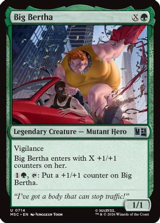 Image of Big Bertha (MSC-714) - Commander: Marvel Super Heroes Foil