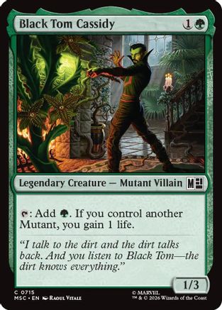 Image of Black Tom Cassidy (MSC-715) - Commander: Marvel Super Heroes