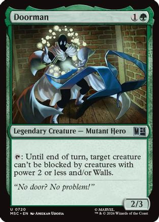 Image of Doorman (MSC-720) - Commander: Marvel Super Heroes Foil