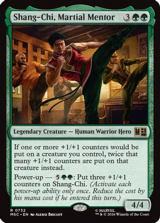 Image of Shang-Chi, Martial Mentor (MSC-732) - Commander: Marvel Super Heroes