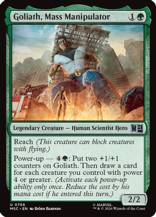 Image of Goliath, Mass Manipulator (MSC-766) - Commander: Marvel Super Heroes
